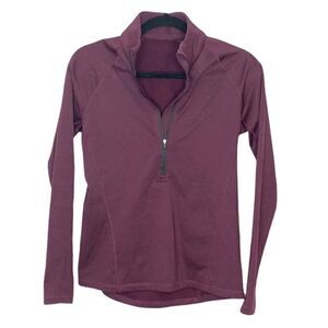 Tesla Women’s Maroon Wine 1/2 Zip Pullover Size Medium